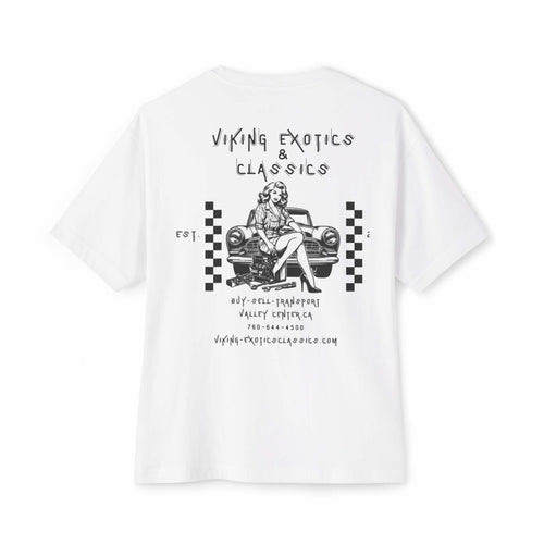 White Shirt with pin up and Checkers