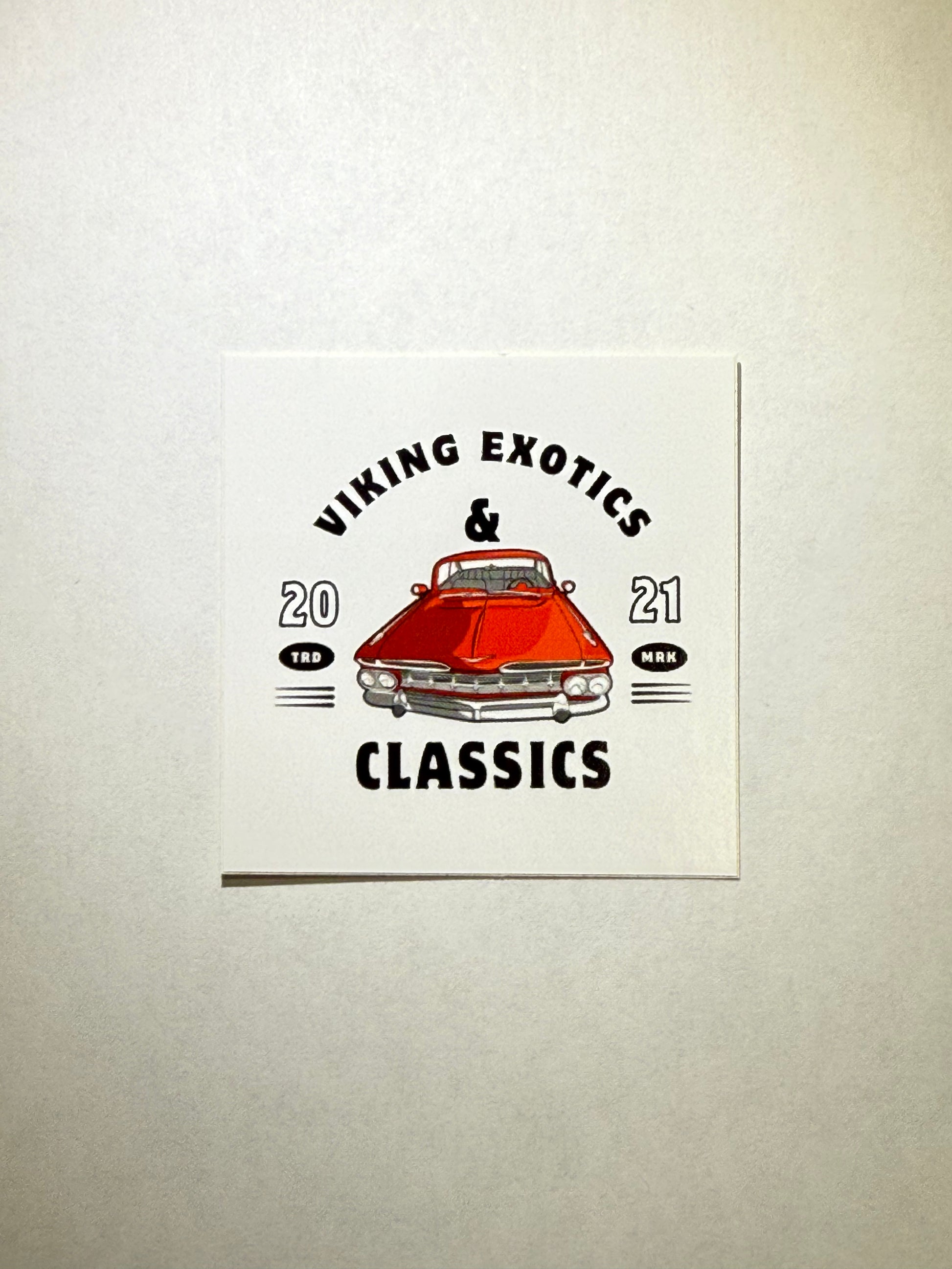 VEC OG white sticker